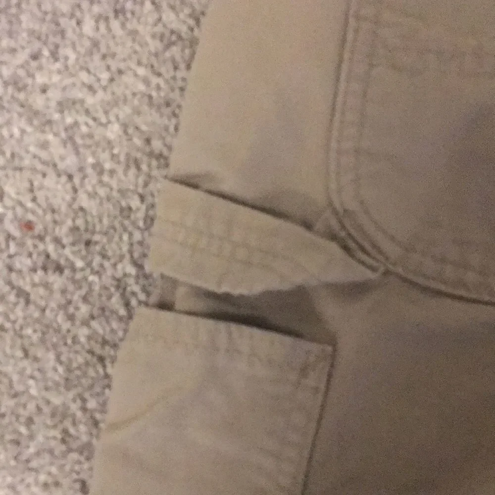 2-TWO 8” Carhartt Carpenter Cargo Heavy cotton denim flat front work shorts 40
